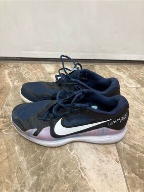 Nike Air Zoom Vapor Pro Tennis Shoes Navy Blue Teal White Size 10